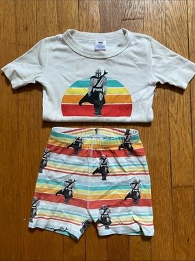 GUC Hanna Andersson Star Wars Shorts Pajamas Size 5